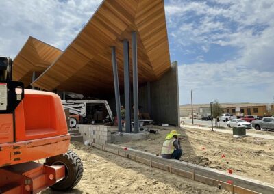 Confluence Park Cedar Staining 4